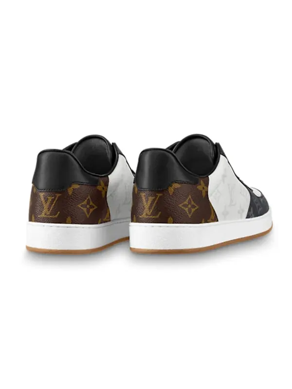 Кроссовки rivoli sneakers 'white black brown monogram' Louis Vuitton — изображение 4 из 4, белый/серый/черный
