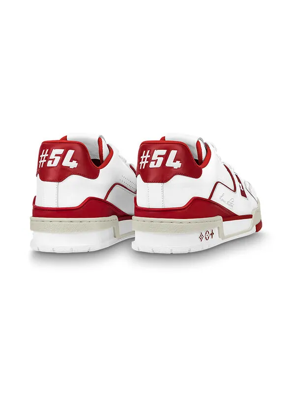 Кроссовки trainers 'white red' Louis Vuitton — изображение 3 из 4, белый/красный/бежевый