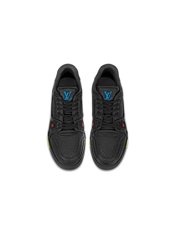 Кроссовки trainer 'black leather' Louis Vuitton — изображение 3 из 4