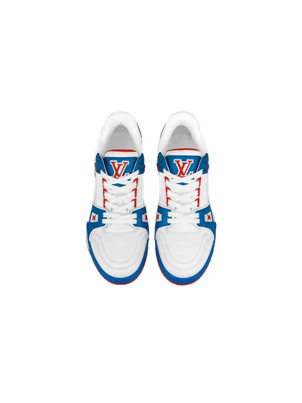 Кроссовки trainers 'white' Louis Vuitton — изображение 2 из 4, белый/синий/красный