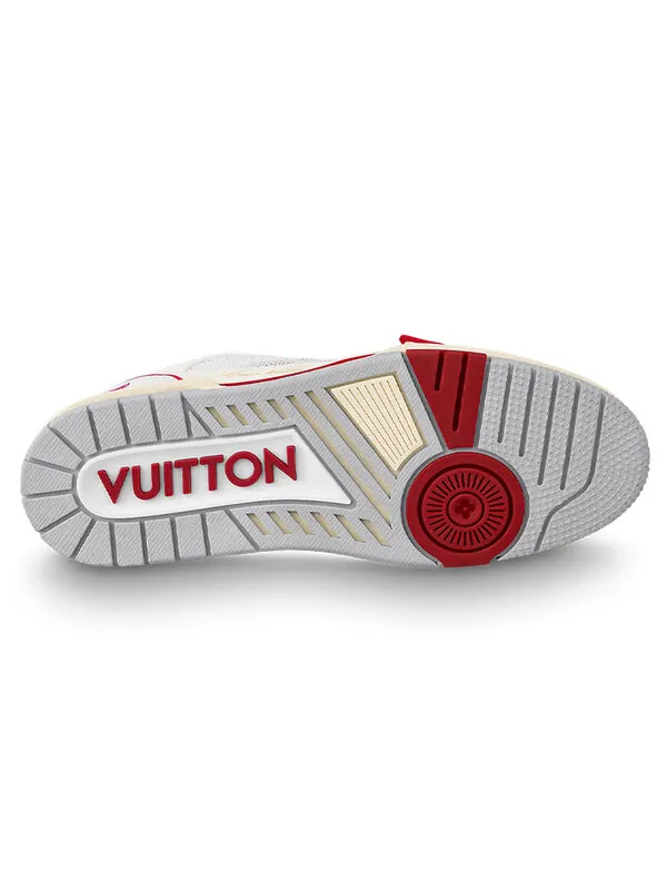 Кроссовки lv trainers 'red mesh' Louis Vuitton — изображение 4 из 4, белый/красный