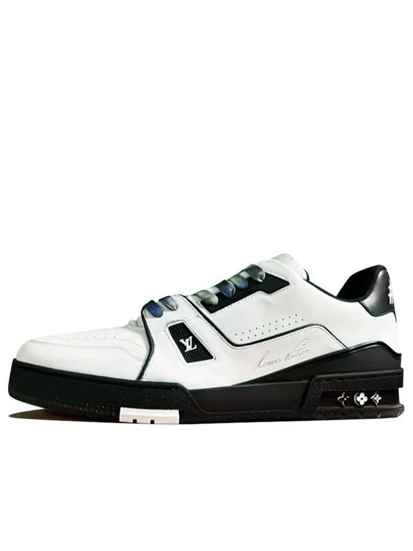 Кроссовки lv trainers 'white black' Louis Vuitton — изображение 1 из 4, белый/черный/мульти