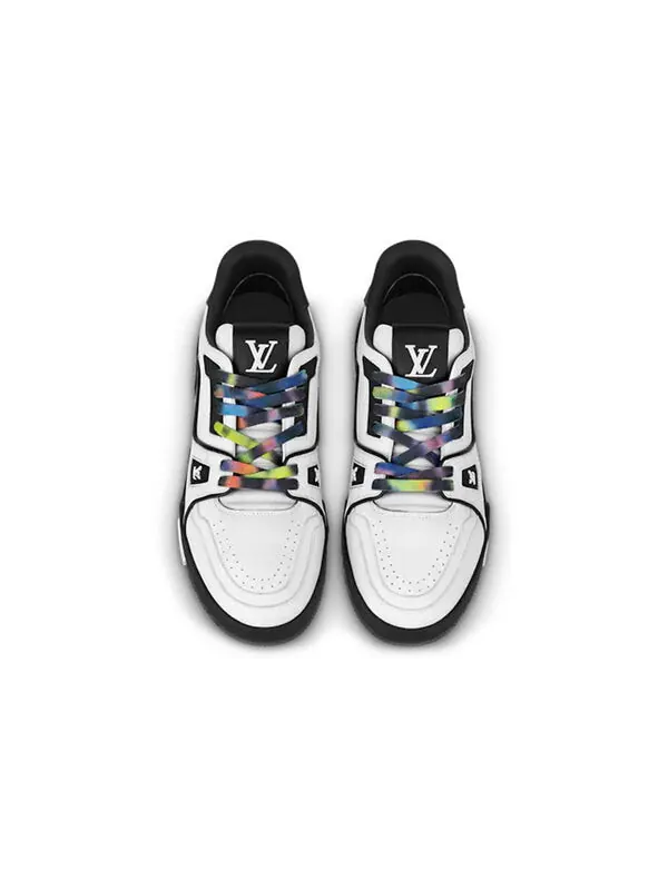 Кроссовки lv trainers 'white black' Louis Vuitton — изображение 3 из 4, белый/черный/мульти