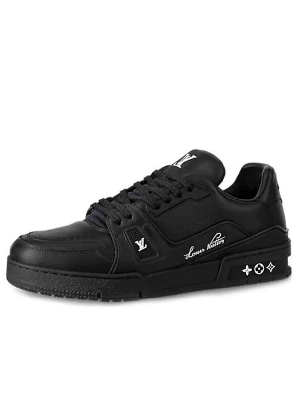Кроссовки lv trainers 'black' Louis Vuitton — изображение 1 из 4, черный/белый