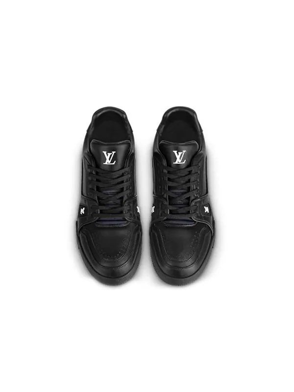 Кроссовки lv trainers 'black' Louis Vuitton — изображение 2 из 4, черный/белый