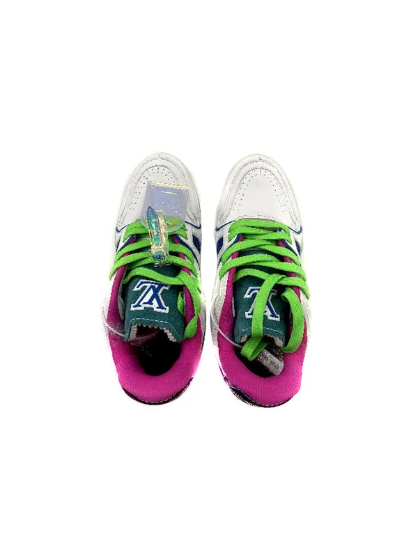 Кроссовки trainer upcycling sneakers 'white blue' Louis Vuitton — изображение 4 из 4