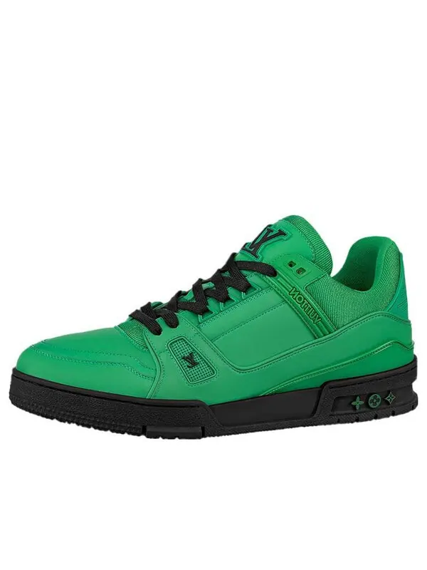 Кроссовки trainers 'green with black' Louis Vuitton — изображение 1 из 4, зеленый/черный