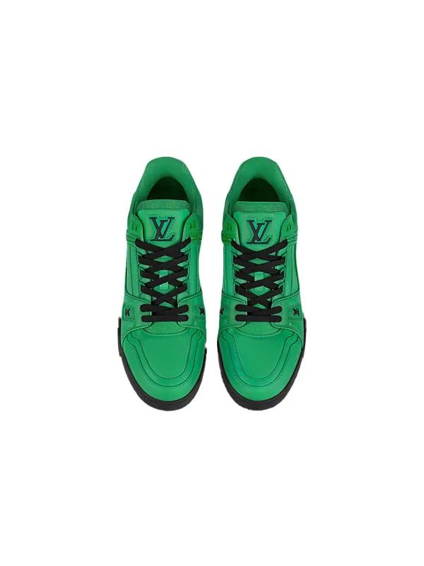 Кроссовки trainers 'green with black' Louis Vuitton — изображение 3 из 4, зеленый/черный