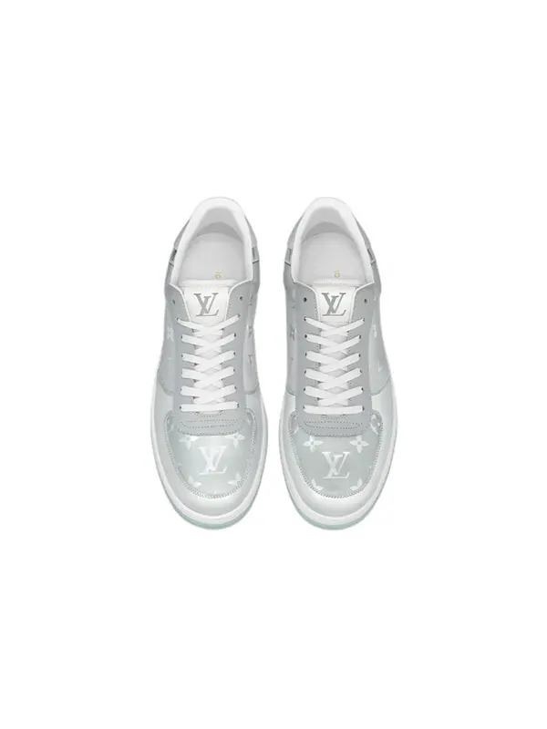 Кроссовки rivoli sneakers 'silver monogram' Louis Vuitton — изображение 2 из 3, серебристый/белый