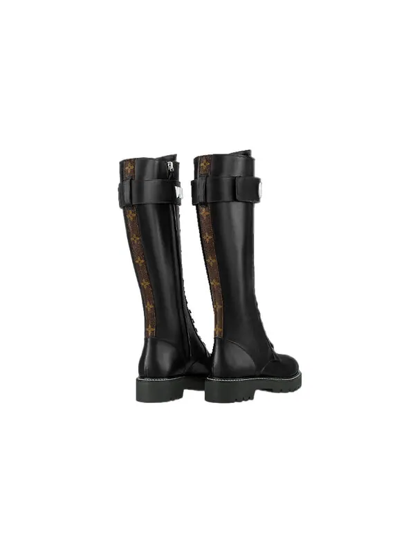 Кроссовки territory flat high ranger boots 'black' Louis Vuitton — изображение 4 из 4, черный