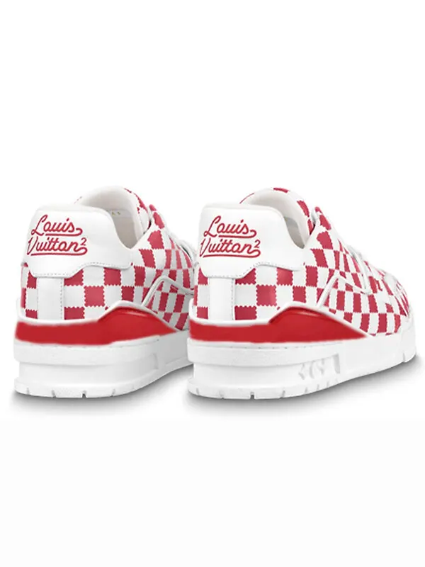 Кроссовки x nigo trainers 'red white plaid' Louis Vuitton — изображение 3 из 4, белый/красный