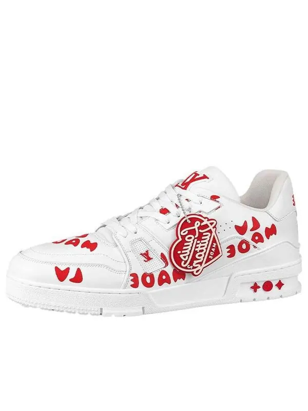 Кроссовки x nigo trainers 'white with red lv made' Louis Vuitton — изображение 1 из 4, белый/красный