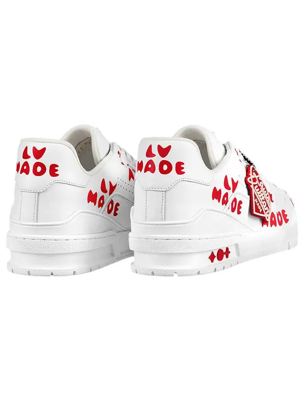 Кроссовки x nigo trainers 'white with red lv made' Louis Vuitton — изображение 4 из 4, белый/красный