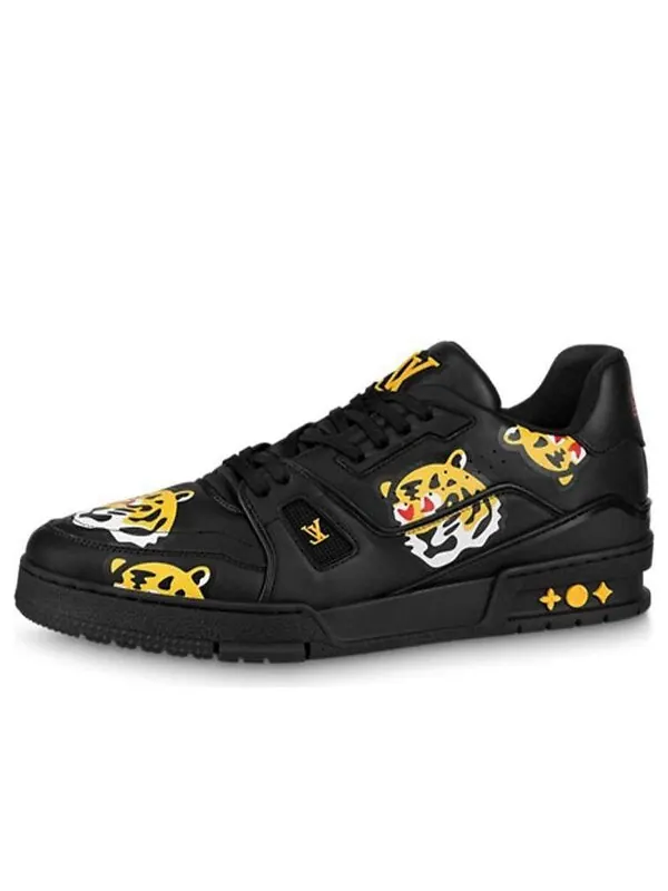 Кроссовки x nigo trainers 'white with tiger monogram' Louis Vuitton — изображение 1 из 4