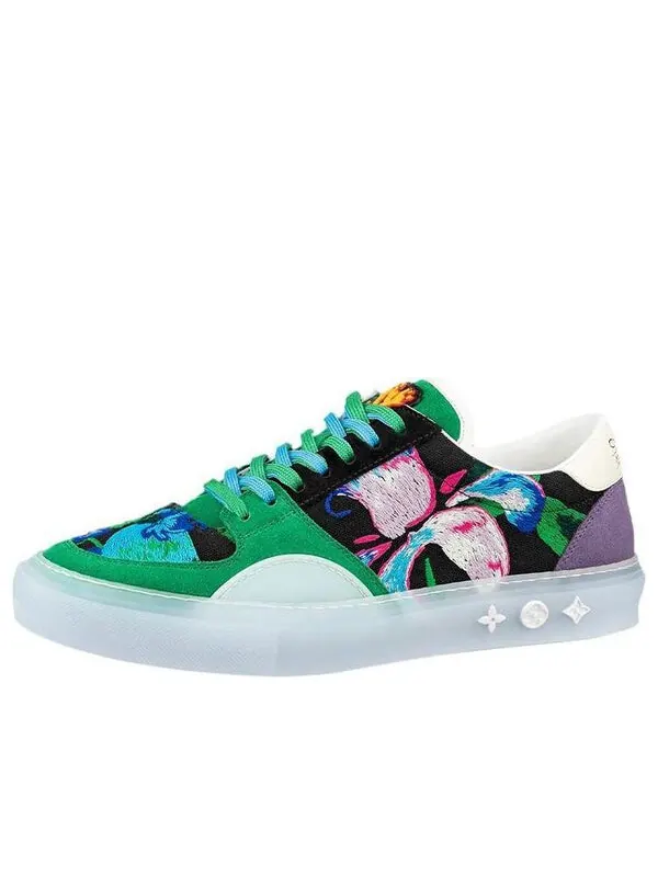Кроссовки ollie sneakers 'green paint style' Louis Vuitton — изображение 1 из 4