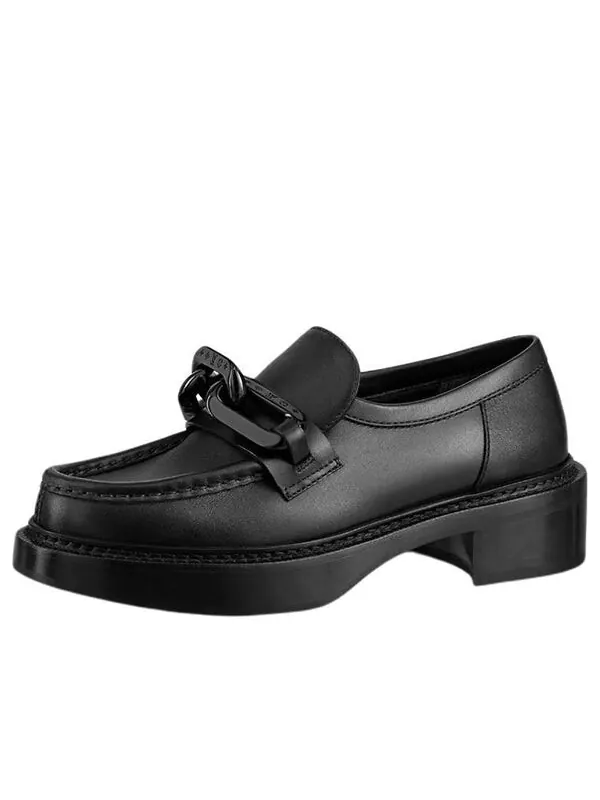 Кроссовки lv academy loafers 'black with chain' Louis Vuitton — изображение 1 из 4, черный