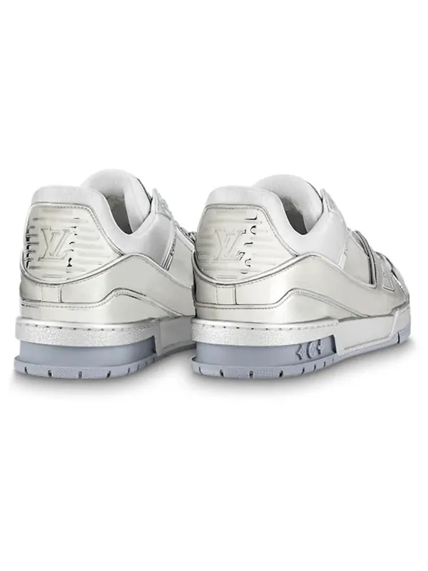Кроссовки trainer sneakers 'silver' Louis Vuitton — изображение 3 из 4, серебристый/серый/белый