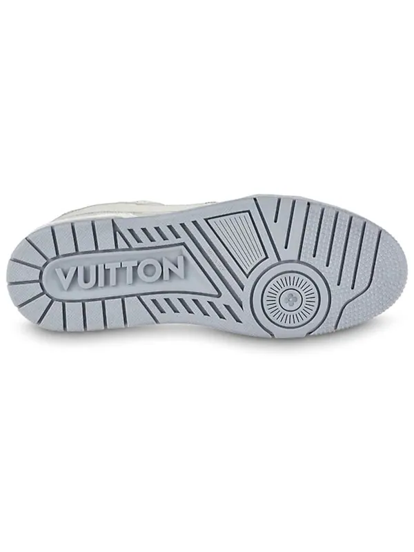 Кроссовки trainer sneakers 'silver' Louis Vuitton — изображение 4 из 4, серебристый/серый/белый