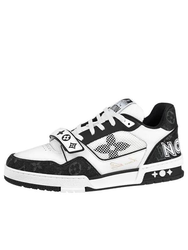 Кроссовки lv trainer 'white black velcro' Louis Vuitton — изображение 1 из 4, белый/черный