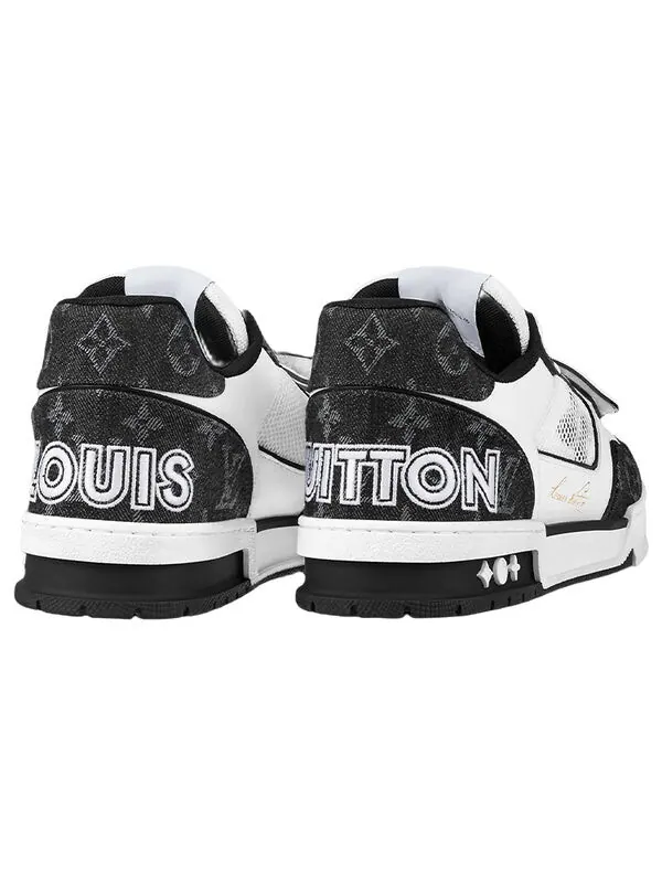 Кроссовки lv trainer 'white black velcro' Louis Vuitton — изображение 3 из 4, белый/черный