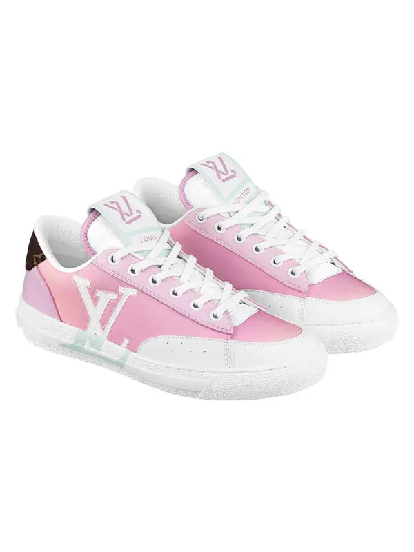 Кроссовки charlie sneakers 'pink' Louis Vuitton — изображение 2 из 4, розовый/белый/коричневый