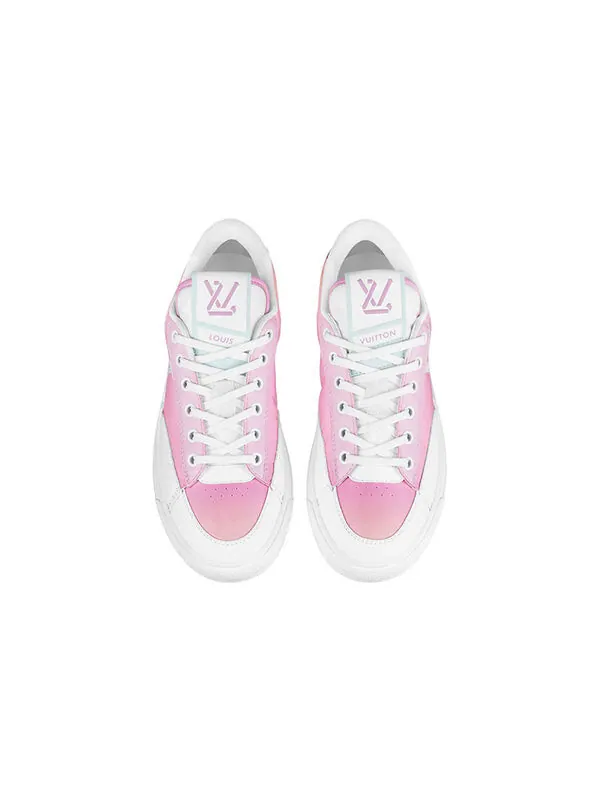 Кроссовки charlie sneakers 'pink' Louis Vuitton — изображение 3 из 4, розовый/белый/коричневый