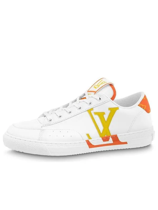 Кроссовки charlie sneakers 'white orange' Louis Vuitton — изображение 1 из 3, оранжевый/желтый