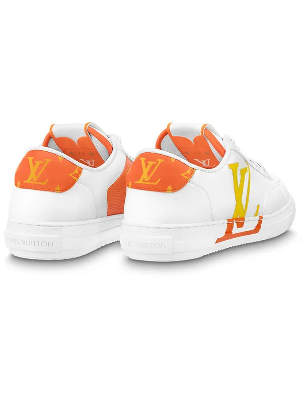 Кроссовки charlie sneakers 'white orange' Louis Vuitton — изображение 3 из 3, оранжевый/желтый