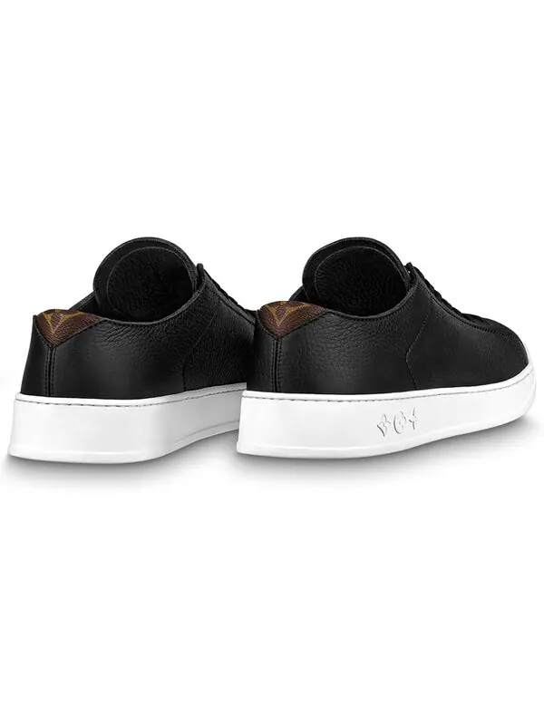 Кроссовки resort sneakers 'black leather' Louis Vuitton — изображение 3 из 3, черный/белый/коричневый