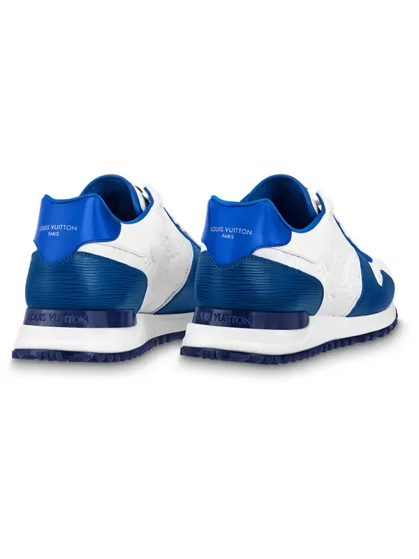Кроссовки lv run away sneakers 'white monogram with blue epi' Louis Vuitton — изображение 2 из 2, белый/синий