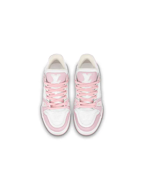 Кроссовки lv trainer 'white rose' Louis Vuitton — изображение 2 из 4, белый/розовый розовый