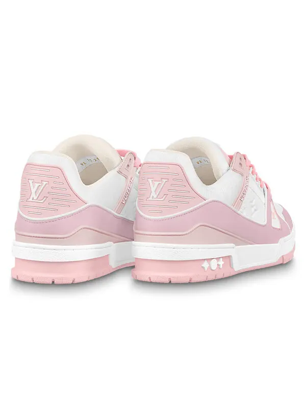 Кроссовки lv trainer 'white rose' Louis Vuitton — изображение 3 из 4, белый/розовый розовый