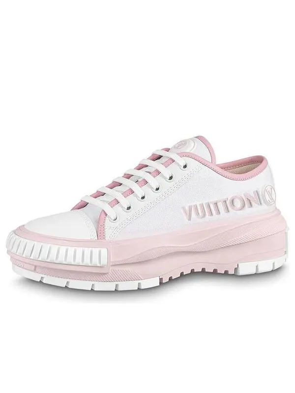 Кроссовки squad sneakers 'white pink' Louis Vuitton — изображение 1 из 3, белый/розовый