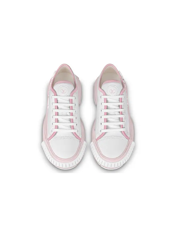 Кроссовки squad sneakers 'white pink' Louis Vuitton — изображение 3 из 3, белый/розовый