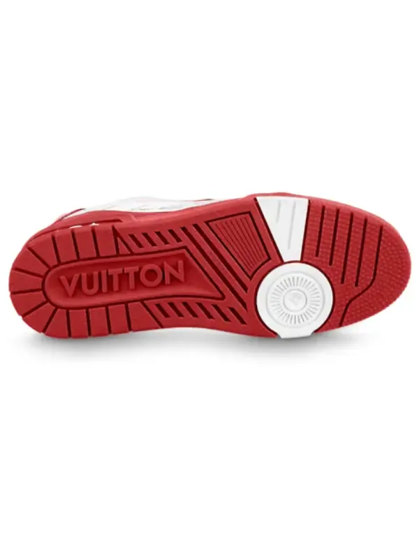 Кроссовки lv trainers 'white with red' Louis Vuitton — изображение 4 из 4, белый/красный