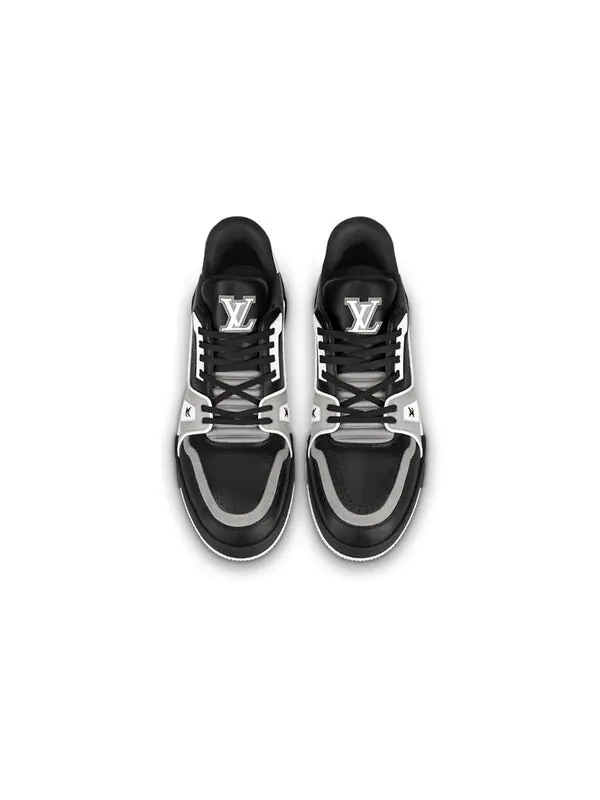 Кроссовки lv trainers 'black' Louis Vuitton — изображение 3 из 4, черный/серый/белый