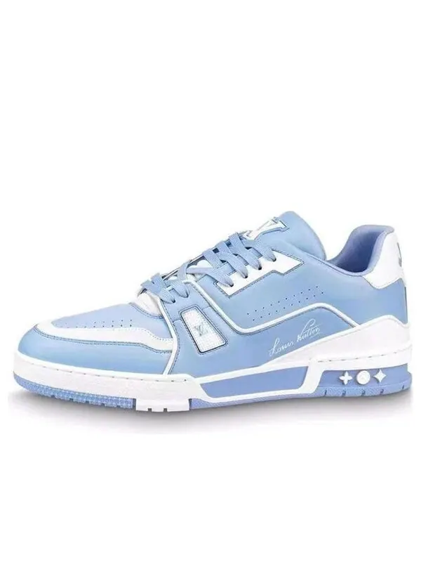 Кроссовки lv trainers 'sky blue' Louis Vuitton — изображение 1 из 4, синий/белый