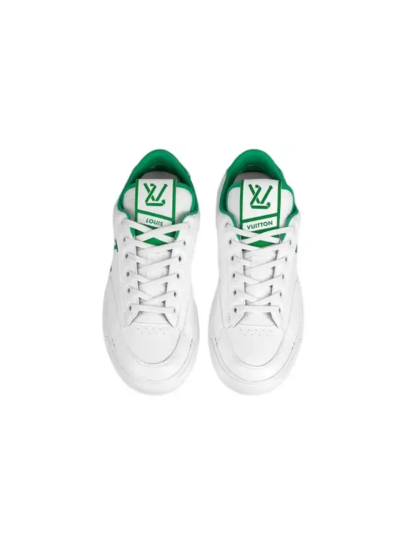 Кроссовки charlie sneakers 'white green' Louis Vuitton — изображение 3 из 4, белый/зеленый