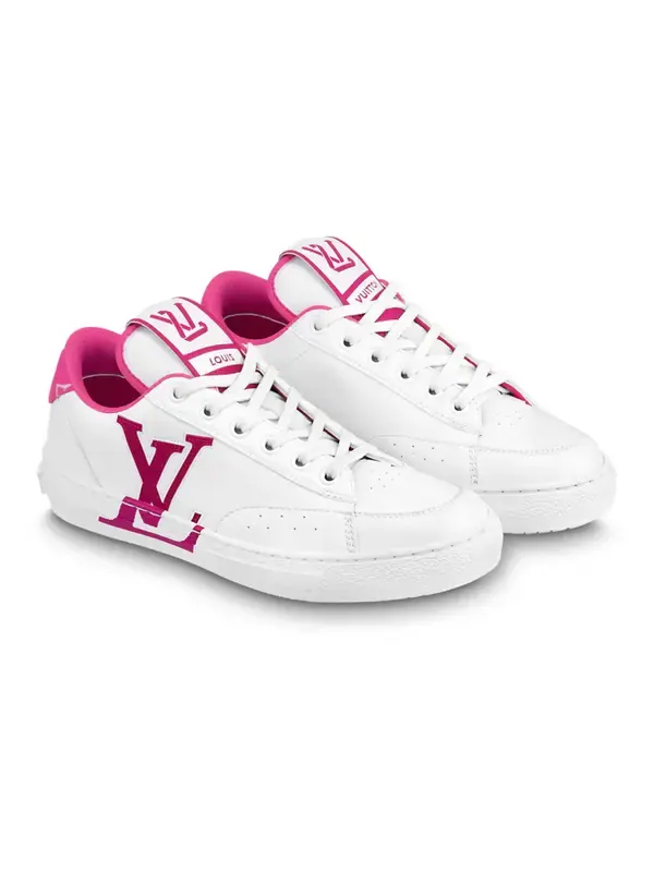 Кроссовки charlie sneakers 'white fuchsia' Louis Vuitton — изображение 2 из 4, белый/розовый