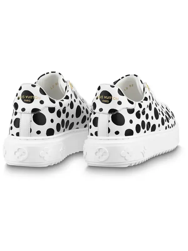 Кроссовки x yayoi kusama sneaker 'white with black dots' Louis Vuitton — изображение 4 из 4, белый/черный