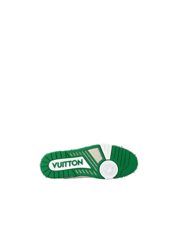 Кроссовки lv trainer sneakers 'white green' Louis Vuitton — изображение 4 из 4, белый/зеленый
