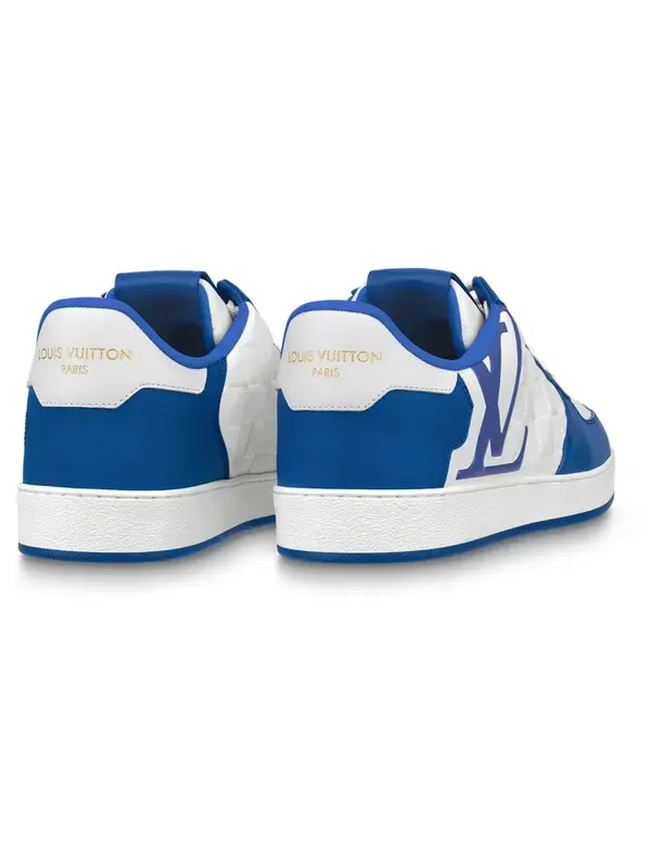 Кроссовки rivoli sneakers 'white plaid with blue side logo' Louis Vuitton — изображение 4 из 4, белый/синий