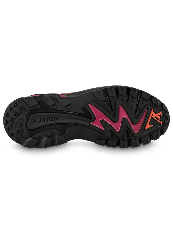 Кроссовки lv runner tatic sneakers 'black orange red' Louis Vuitton — изображение 4 из 4, черный/оранжевый/красный