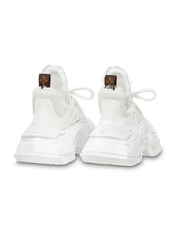 Кроссовки archlight 2.0 platform sneakers 'white lace' Louis Vuitton — изображение 4 из 4, белый/коричневый