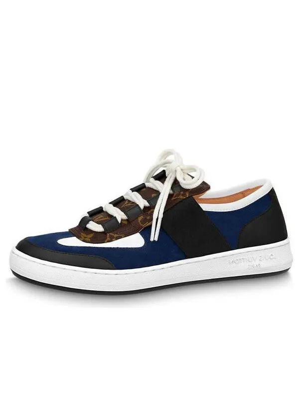 Кроссовки lous sneakers 'blue black with brown monogram' Louis Vuitton — изображение 1 из 4