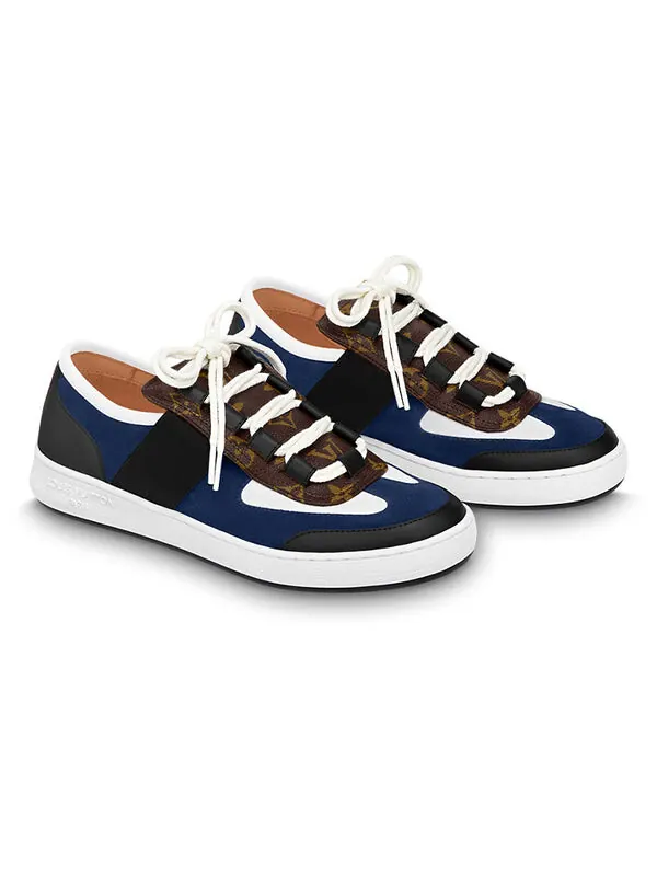 Кроссовки lous sneakers 'blue black with brown monogram' Louis Vuitton — изображение 2 из 4