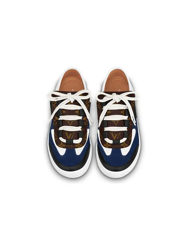 Кроссовки lous sneakers 'blue black with brown monogram' Louis Vuitton — изображение 3 из 4