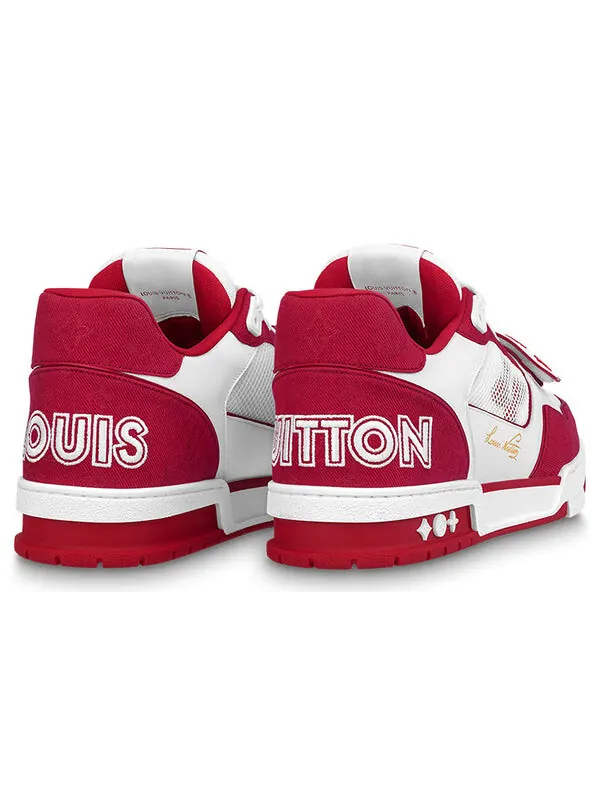 Кроссовки lv trainer 'white red' Louis Vuitton — изображение 3 из 4, белый/красный