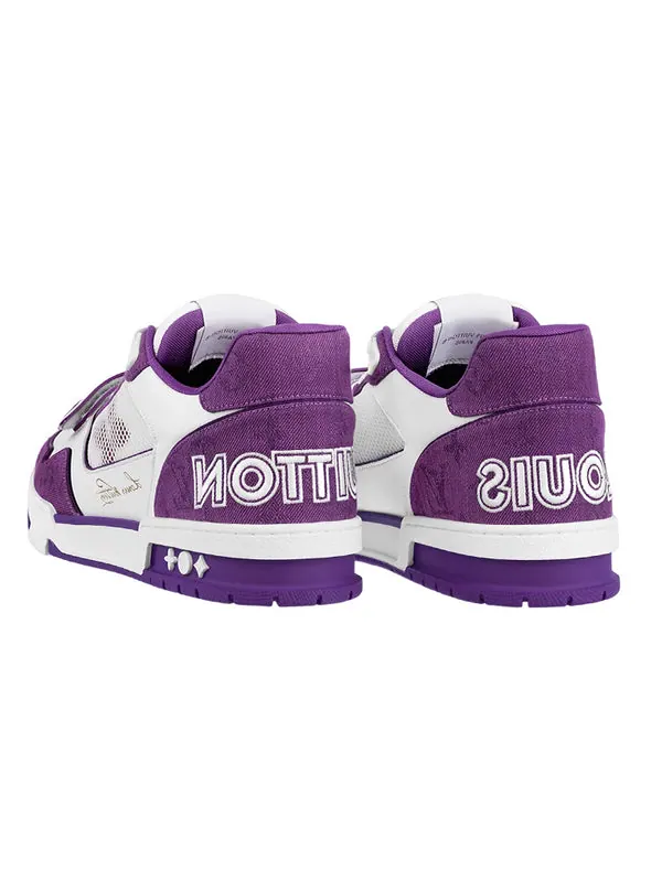 Кроссовки lv trainer 'white violet' Louis Vuitton — изображение 3 из 4, белый/фиолетовый