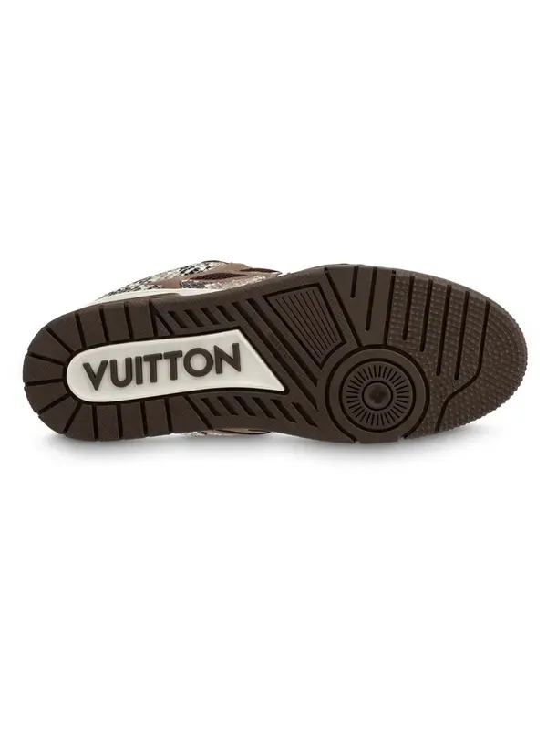Кроссовки skate sneakers 'brown' Louis Vuitton — изображение 4 из 4, коричневый/белый